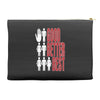 rude good better best, ideal birthday gift or present Accessory Pouches