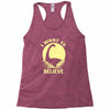 believe in nessie Racerback Tank