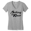 nothing to wear Women's V-Neck T-Shirt