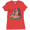 Let's Go Camping Ladies Fitted T-Shirt