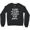 blk power Crewneck Sweatshirt