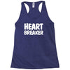 heart breaker humor Racerback Tank