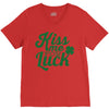 kiss me for luck V-Neck Tee