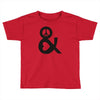 peace and love tshirt party heart tee no war stoner hippie sign ladies Toddler T-shirt