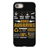 Born Arquarius Multitasking Problem Solving Tees iPhone 8