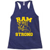ram strong Racerback Tank
