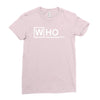 doctor who m.d   vintage retro tv show fan dr Ladies Fitted T-Shirt