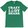 crazy lady shark T-Shirt
