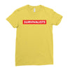 Survivalists Hypebeast Ladies Fitted T-Shirt