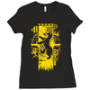 badger crest Ladies Fitted T-Shirt