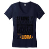 Strong Independent Motivated Libra Women's V-Neck T-Shirt