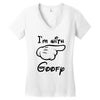 i'm with goofy t shirt mickey mouse t shirt disney shirt walt disney t Women's V-Neck T-Shirt