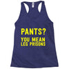 pants you mean leg prisons Racerback Tank