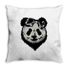 sunglasses panda Throw Pillow