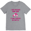 rescued some wine V-Neck Tee