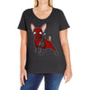 chihuahuapool Ladies Curvy T-Shirt