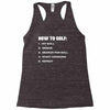 how to golf best trending Racerback Tank