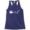 never judge a book by it's movie Racerback Tank