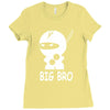 ninja big brother Ladies Fitted T-Shirt