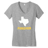 texas forever Women's V-Neck T-Shirt