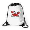 old and crabby Drawstring Bags