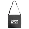 the loop where Chicago rocks 97.9 fm 98 fm radio station Adjustable Strap Totes