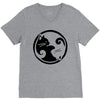 yinyang cats V-Neck Tee