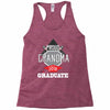 proud grandma graduate 2018.. Racerback Tank