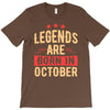 legends are born in october T-Shirt