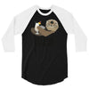 otterly wasted drinking 3/4 Sleeve Shirt