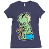 zombie baby Ladies Fitted T-Shirt