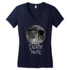 Death Note Moon Women's V-Neck T-Shirt