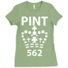 british pint funny Ladies Fitted T-Shirt