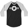 us air force retro 3/4 Sleeve Shirt