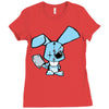 evil rabbit Ladies Fitted T-Shirt