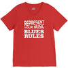 blues rules V-Neck Tee
