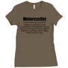 motorcyclist Ladies Fitted T-Shirt