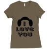 i love you and i know Ladies Fitted T-Shirt