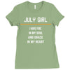 July Girl Ladies Fitted T-Shirt