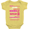 quens are born in june Baby Bodysuit