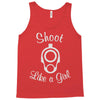 shoot like a girl Tank Top