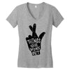 things will work out Women's V-Neck T-Shirt