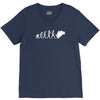 'evolution motorcycle' funny V-Neck Tee