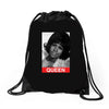 Aretha Franklin Queen Drawstring Bags