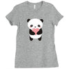 Hawaii Panda Love Ladies Fitted T-Shirt