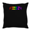 unicorns,i want to believe,fantasy,mythical,unicorns Throw Pillow