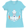 rebel ship Ladies Fitted T-Shirt