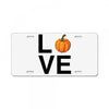 love pumpkin License Plate