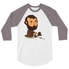 abraham play the game 3/4 Sleeve Shirt