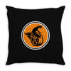 TURBO SNAKE Throw Pillow